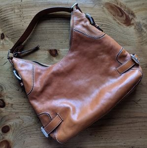 Brown Leather Michael Kors "Hobo" Bag